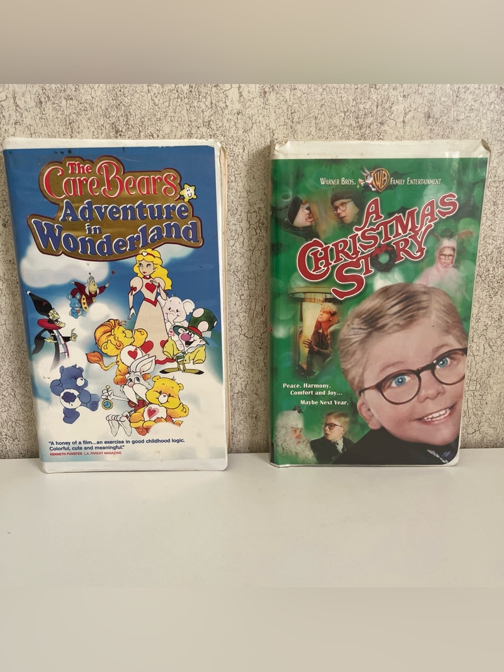 Christmas VHS Tape Bundle Career Wonderland A Christmas Story Set of 2 Movies